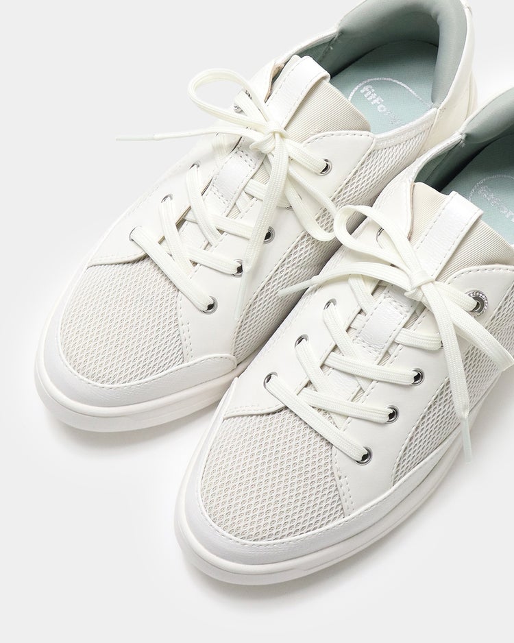 ハンズフリーソフトLITEスニーカー 詳細画像 オフホワイト&times;ベージュ 9