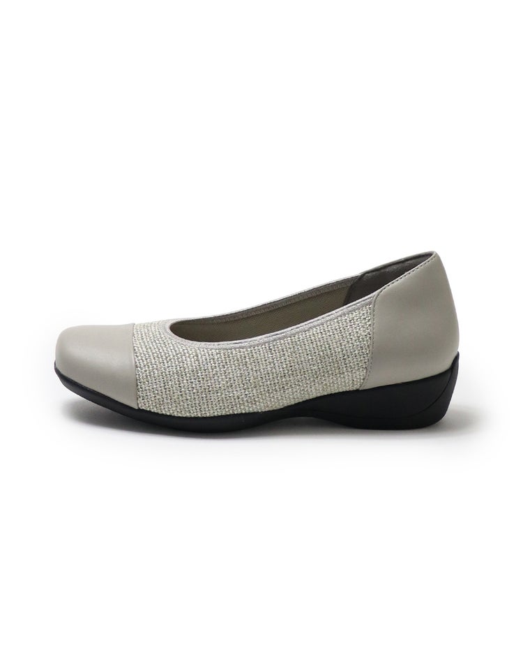 撥水バイカラーパンプス301 詳細画像 アイスグレー 2