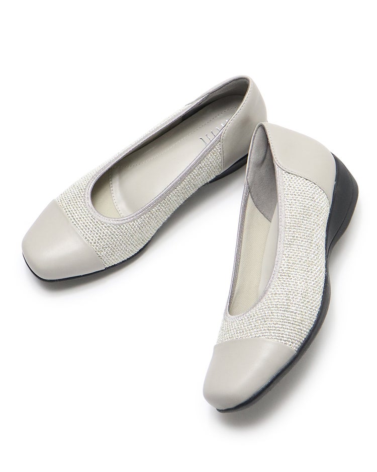 撥水バイカラーパンプス301 詳細画像 アイスグレー 6