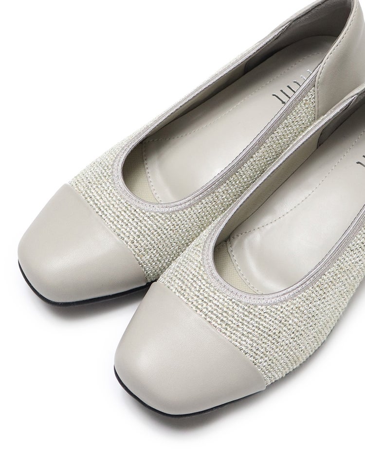 撥水バイカラーパンプス301 詳細画像 アイスグレー 9