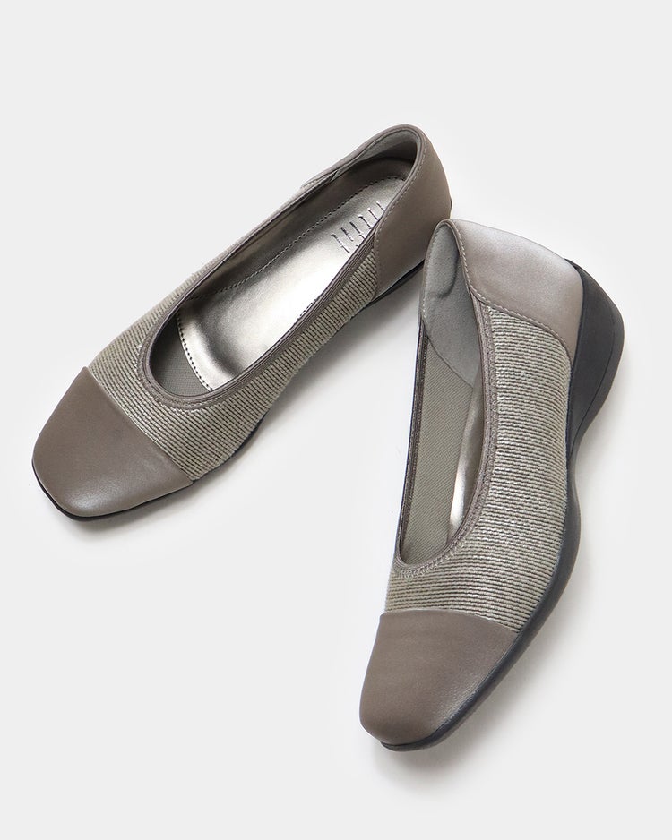 撥水バイカラーパンプス301 詳細画像 グレージュ 6