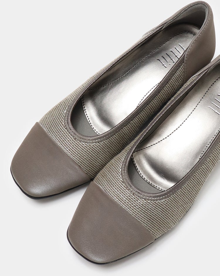 撥水バイカラーパンプス301 詳細画像 グレージュ 8