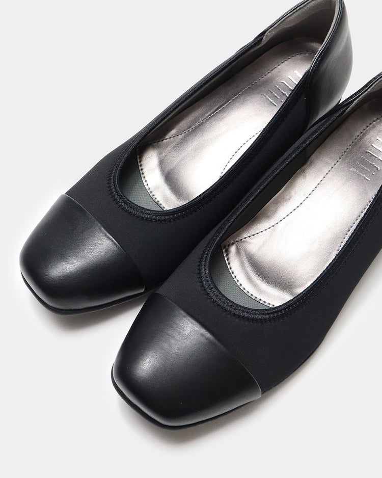 撥水バイカラーパンプス301 詳細画像 ブラック 10