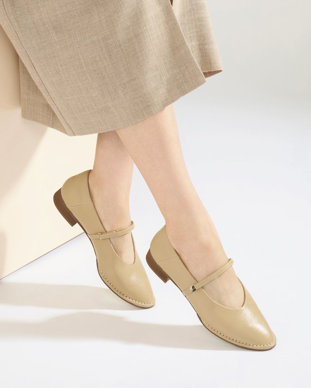 ソフトレザーストラップバレエfs270