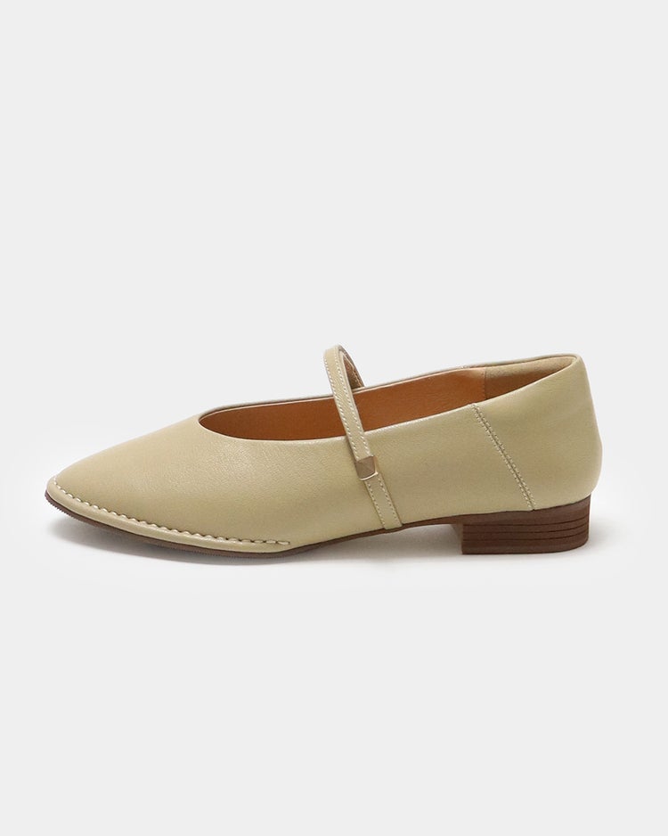 ソフトレザーストラップバレエ fs 270 詳細画像 クリーム 2