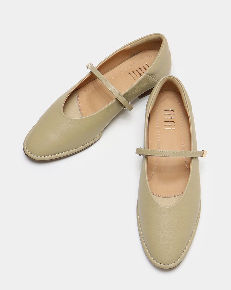 ソフトレザーストラップバレエ fs 270 詳細画像 クリーム 6