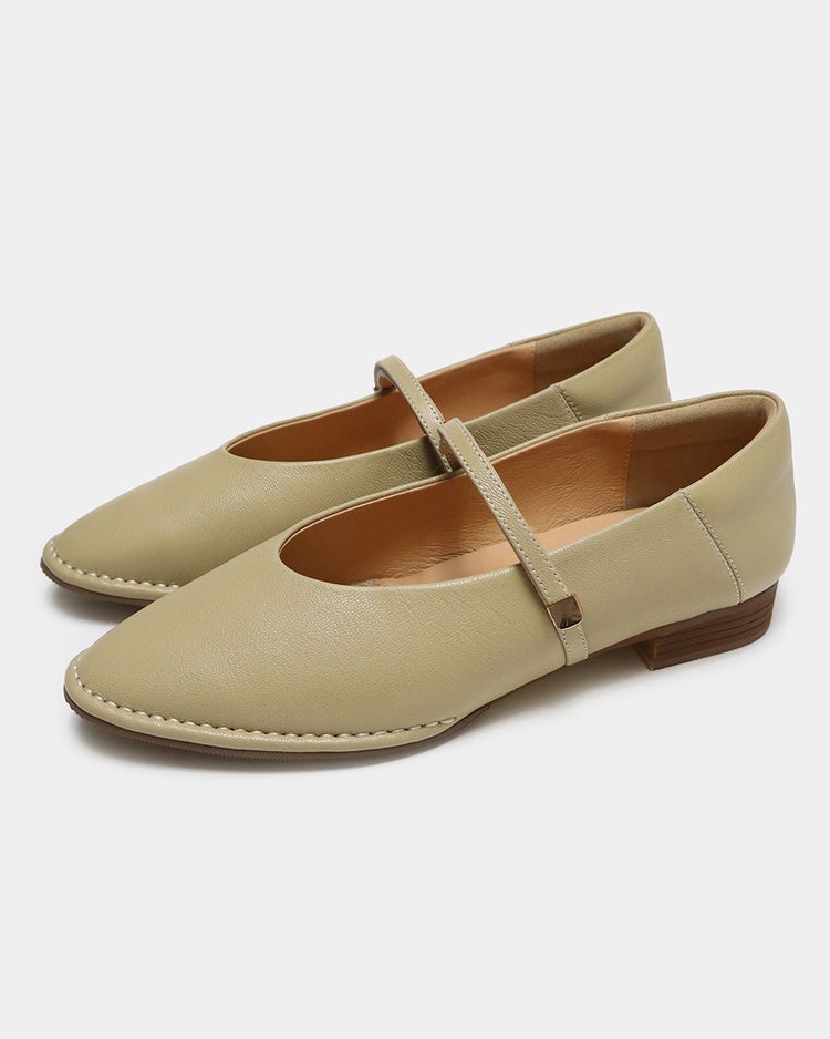 ソフトレザーストラップバレエ fs 270 詳細画像 クリーム 8