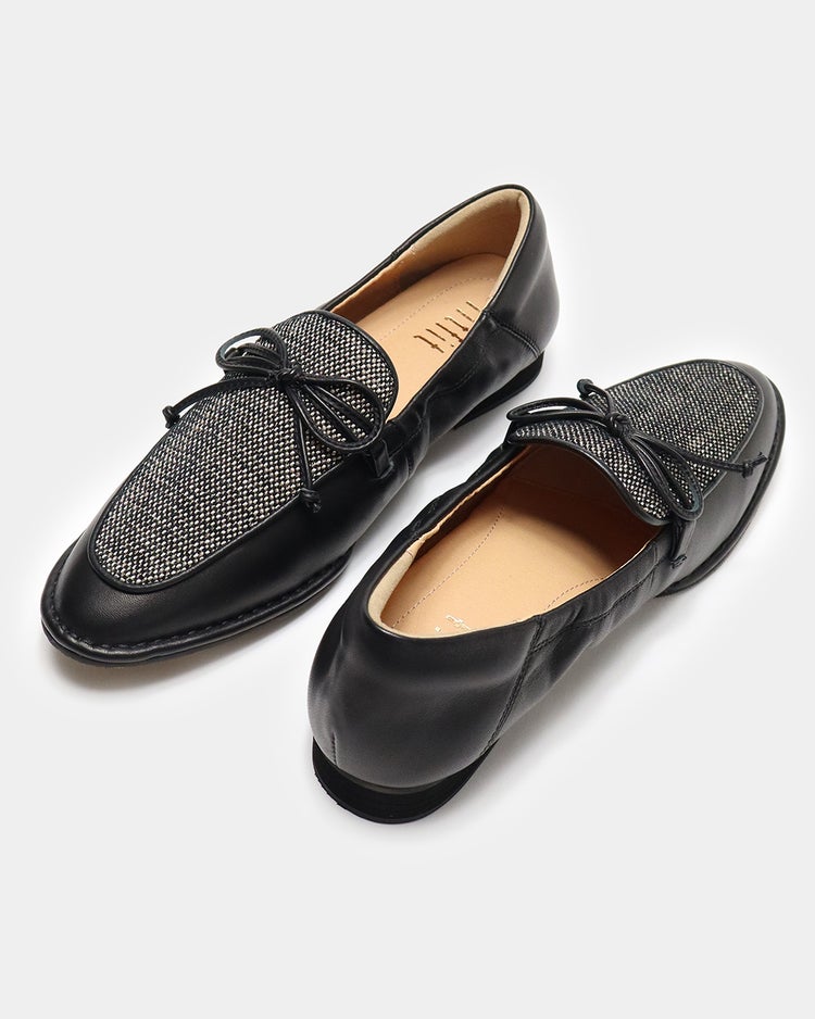 ソフトレザーリボンローファー fs 270 詳細画像 ブラックパターン 9