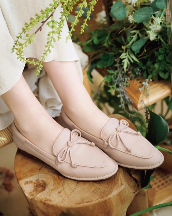 ソフトレザーリボンローファー fs 270