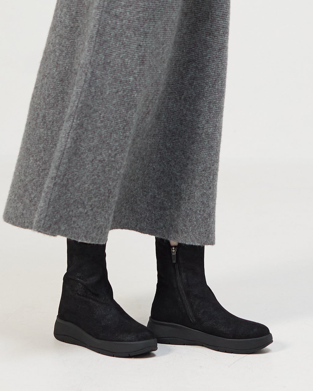 fitfit 新品25cm ◆防水ストレッチブーツ651 （ブラック） 防水ストレッチブーツ651/DoCLASSE