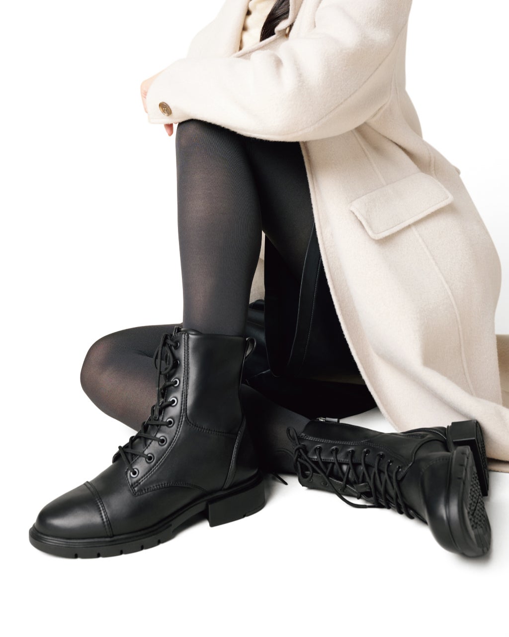 ボリュームソールレースアップブーツ210/DoCLASSE