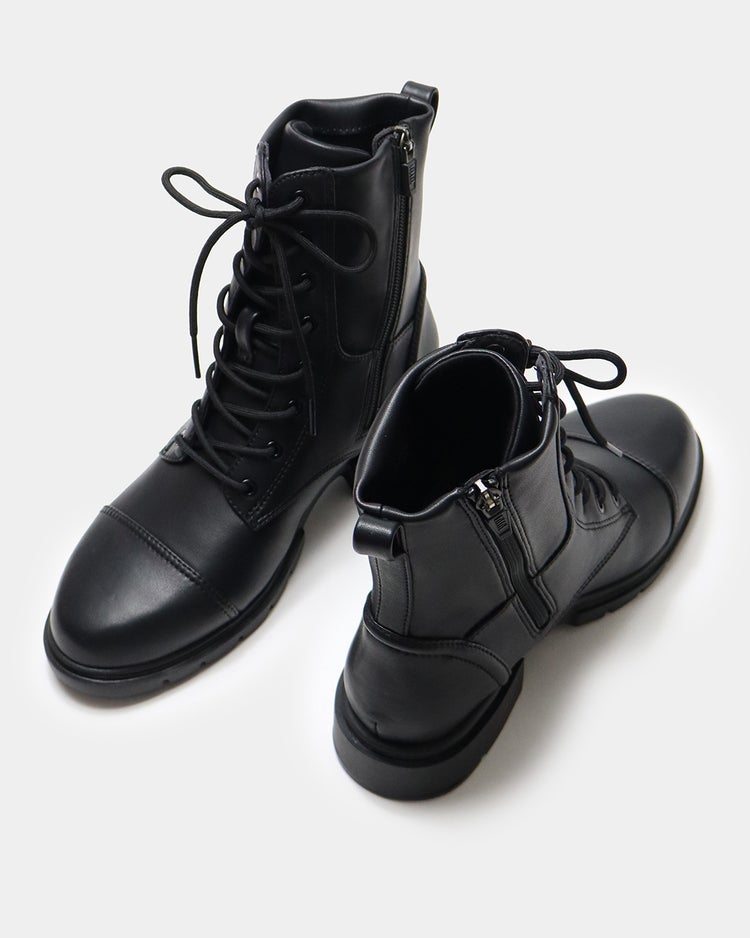 ボリュームソールレースアップブーツ210 詳細画像 ブラック 9