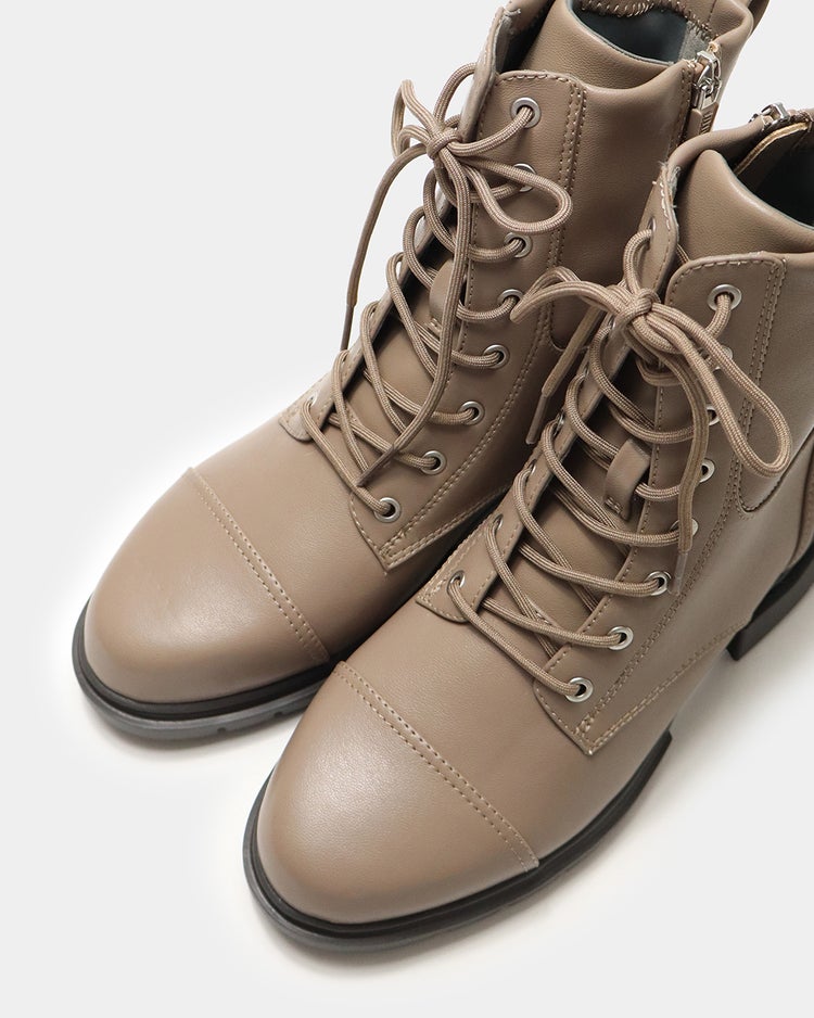 ボリュームソールレースアップブーツ210 詳細画像 ベージュ 10