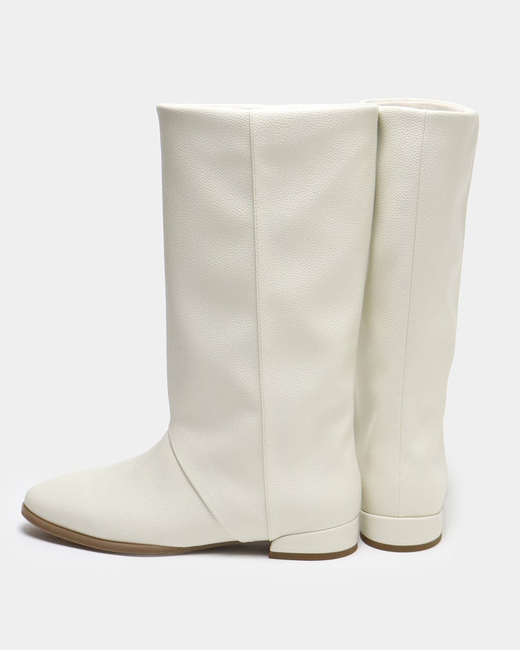 撥水ストレートハーフブーツ 詳細画像 エクルー 3