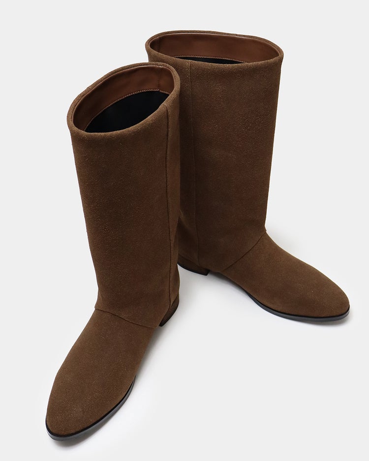 撥水ストレートハーフブーツ 詳細画像 ブラウン 10