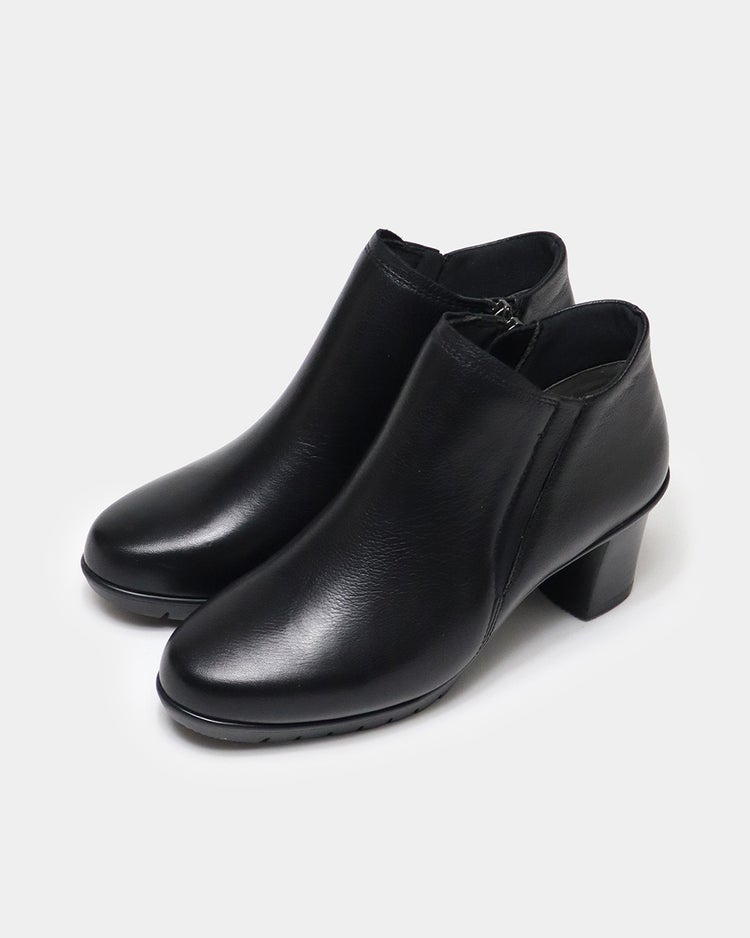 フレックスヒールショートブーツ200 詳細画像 ブラック 1