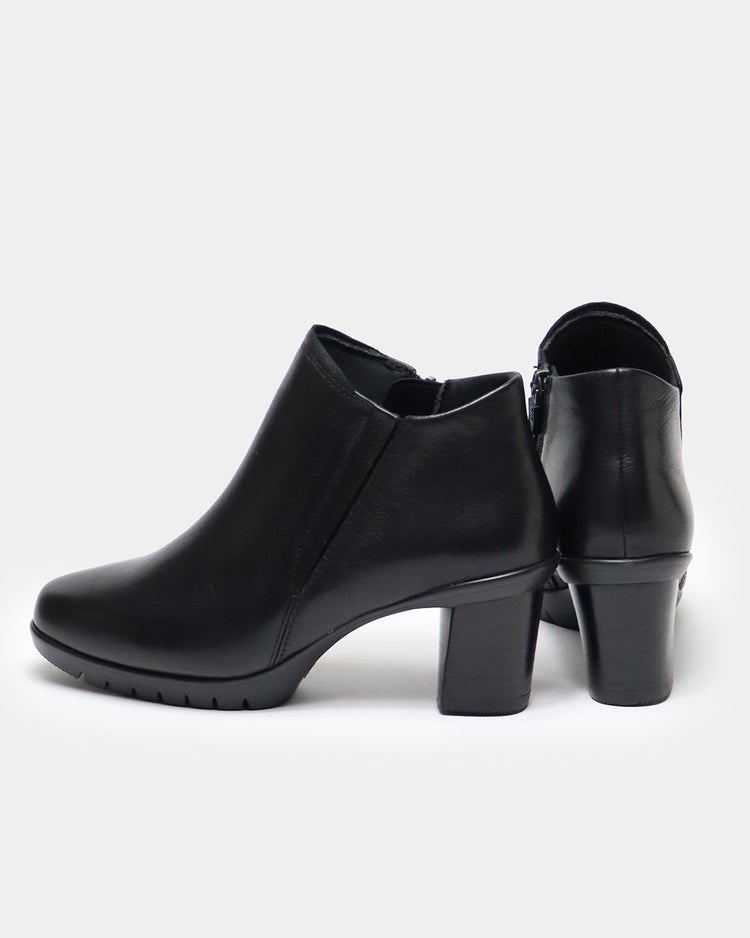 フレックスヒールショートブーツ200 詳細画像 ブラック 3