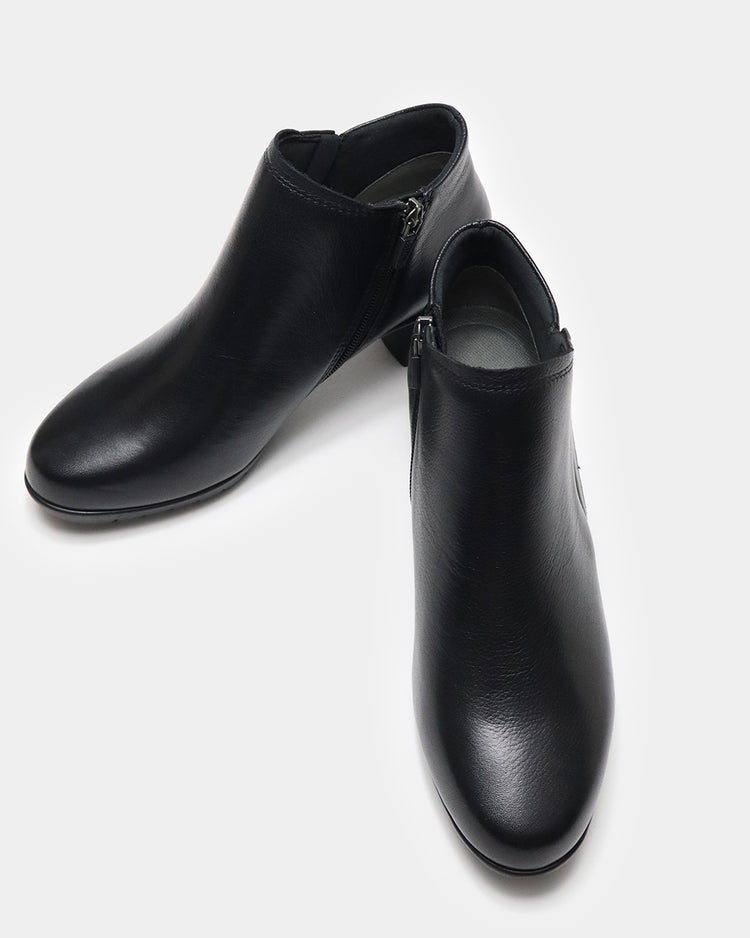 フレックスヒールショートブーツ200 詳細画像 ブラック 6