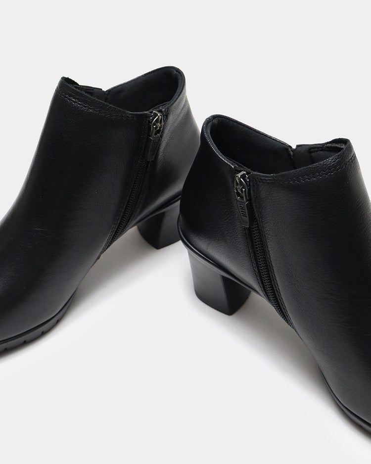 フレックスヒールショートブーツ200 詳細画像 ブラック 7