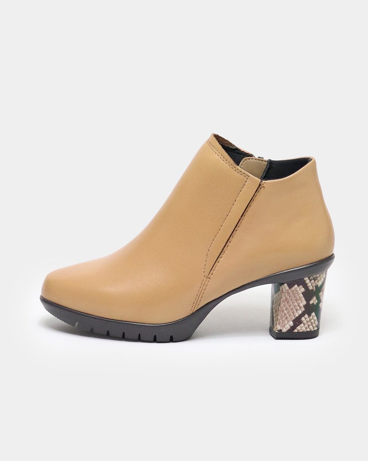 フレックスヒールショートブーツ200 詳細画像 キャメル 2