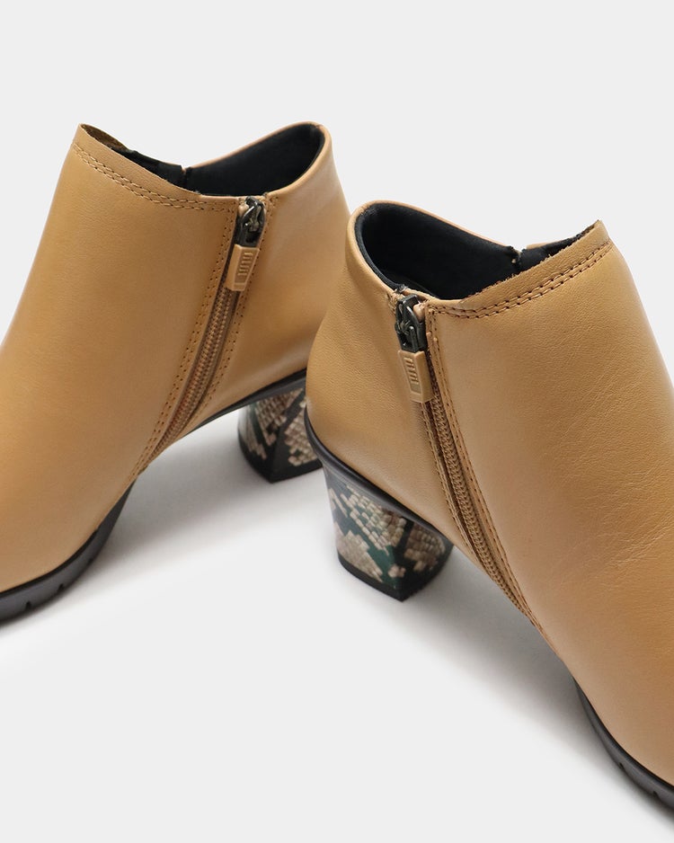 フレックスヒールショートブーツ200 詳細画像 キャメル 7