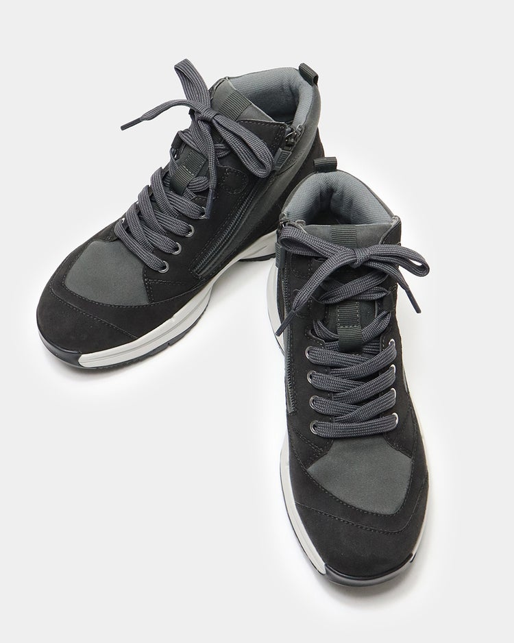 レースアップスニーカーブーツWoW500 詳細画像 チャコールグレー 6
