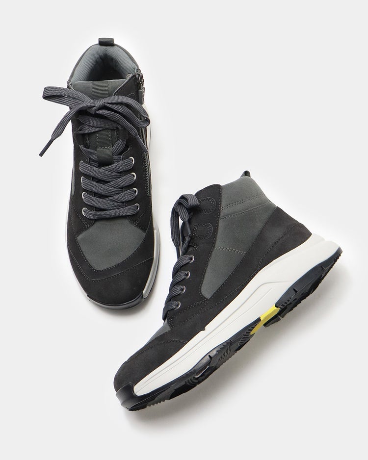 レースアップスニーカーブーツWoW500 詳細画像 チャコールグレー 7