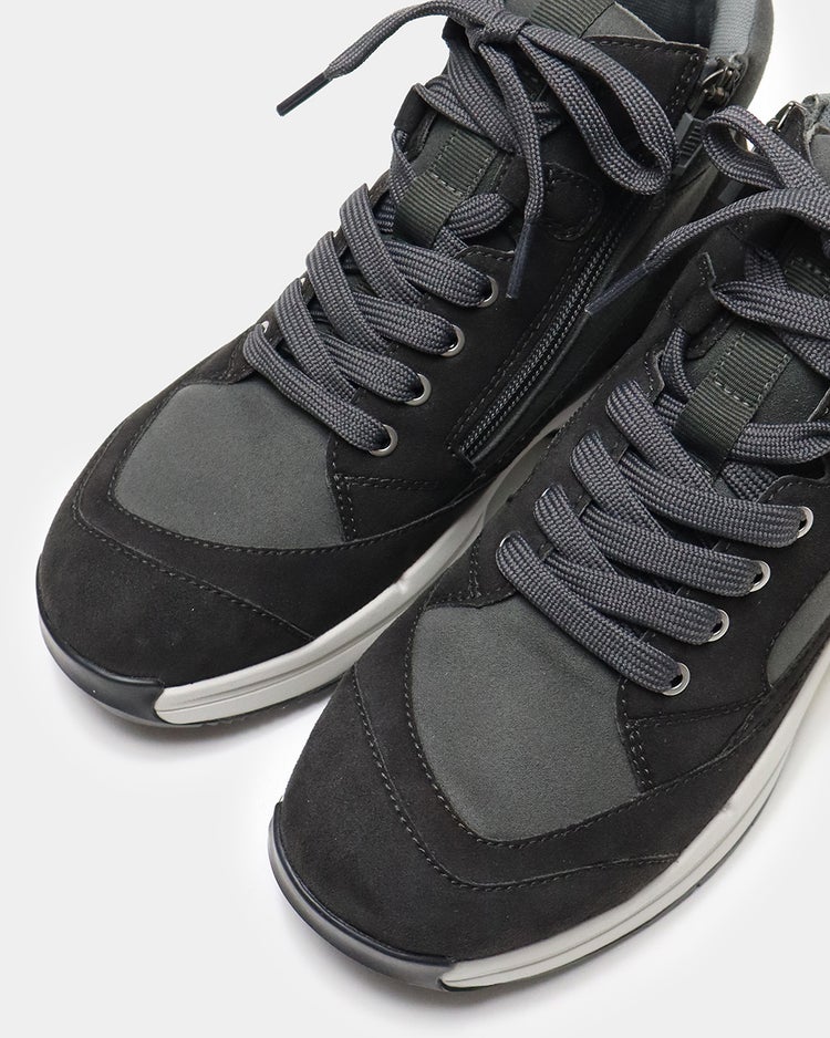 レースアップスニーカーブーツWoW500 詳細画像 チャコールグレー 9