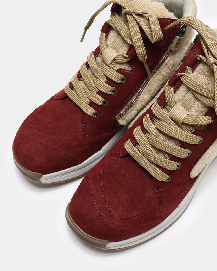 レースアップスニーカーブーツWoW500 詳細画像 バーガンディー 10