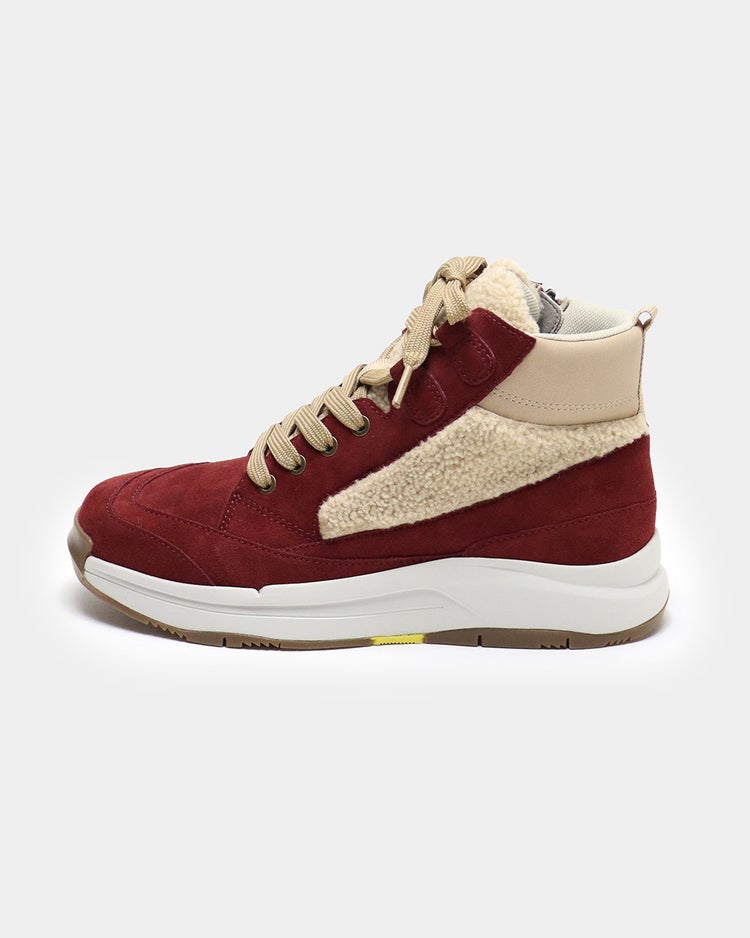 レースアップスニーカーブーツWoW500 詳細画像 バーガンディー 2