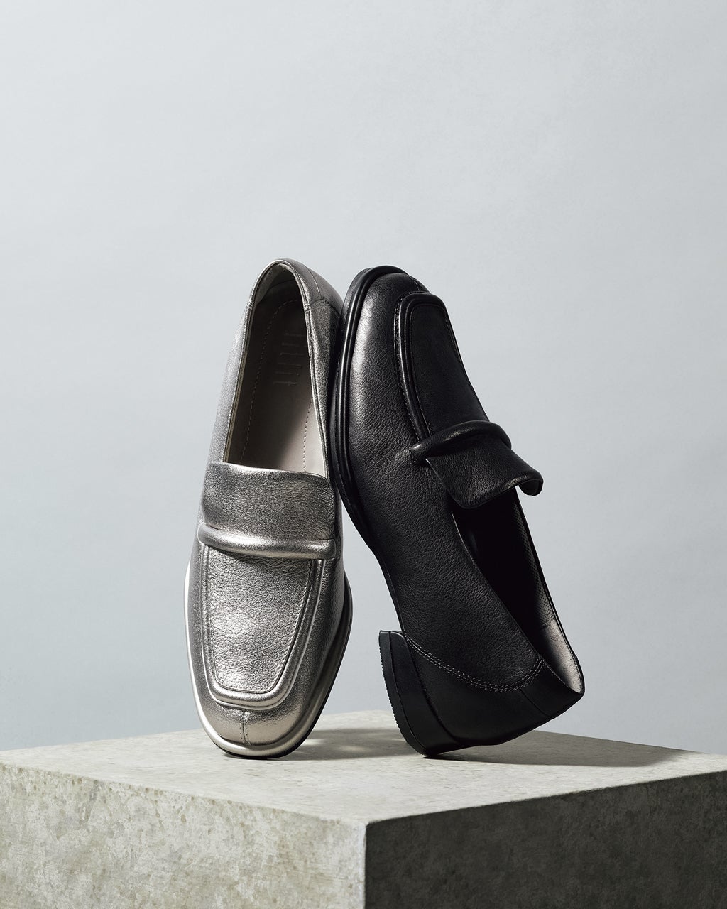 スタイリッシュレザーローファー810/40代50代からのレディース