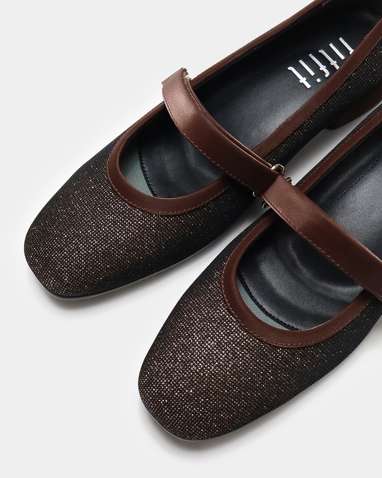 キラキラストラップバレエ800 詳細画像 ラメブラウン 10