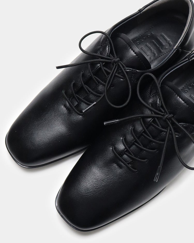 撥水レースアップシューズ801 詳細画像 ブラック 10