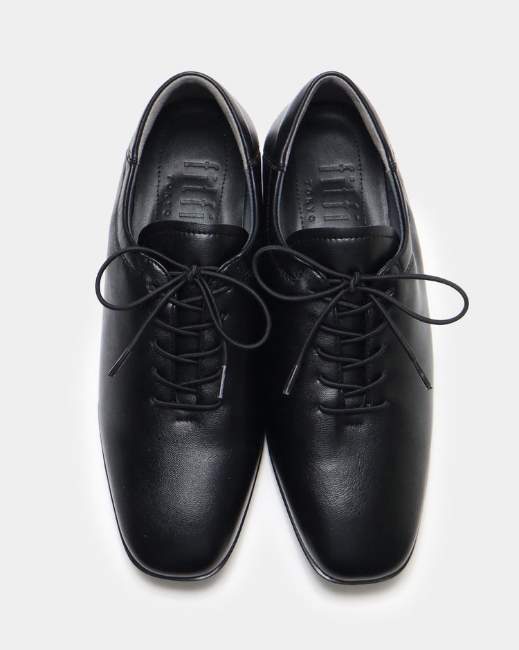 撥水レースアップシューズ801 詳細画像 ブラック 5