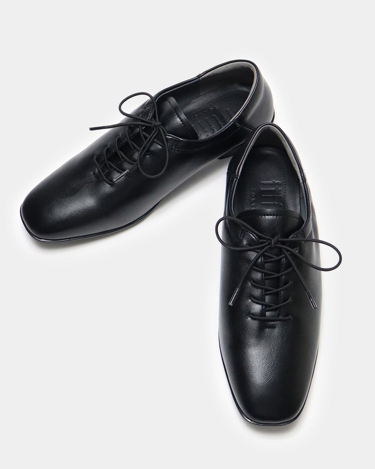 撥水レースアップシューズ801 詳細画像 ブラック 6