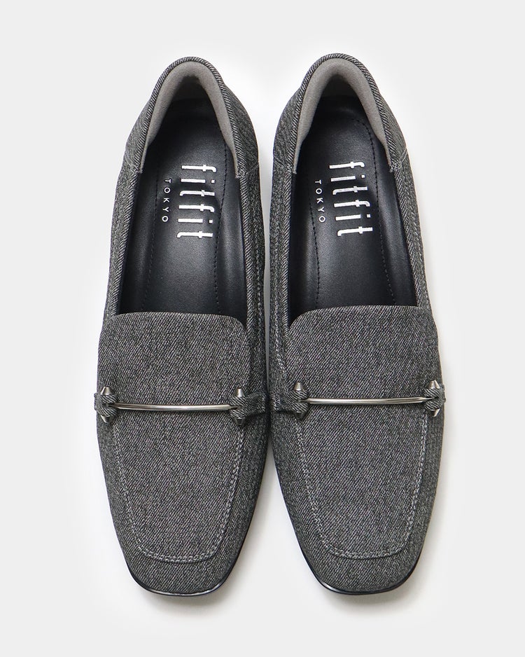 撥水ソフトストレッチローファー801 詳細画像 グレー 6