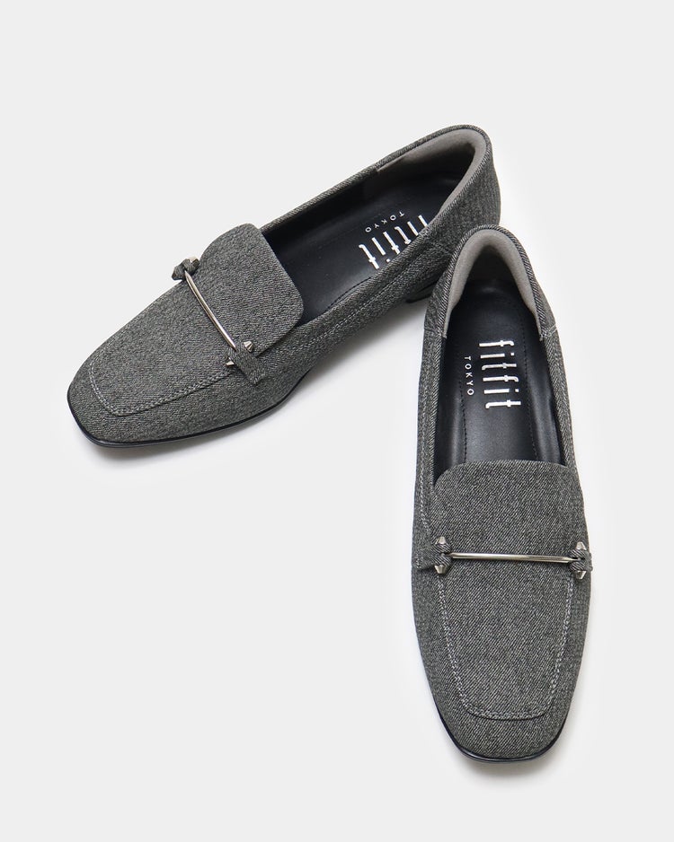 撥水ソフトストレッチローファー801 詳細画像 グレー 9