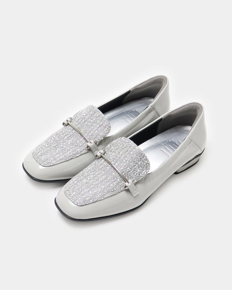 撥水ソフトストレッチローファー801 詳細画像 グレーミックス 1