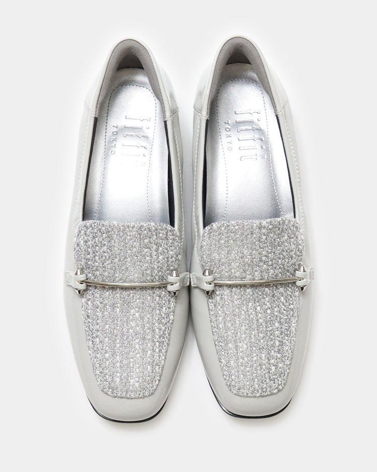 撥水ソフトストレッチローファー801 詳細画像 グレーミックス 6