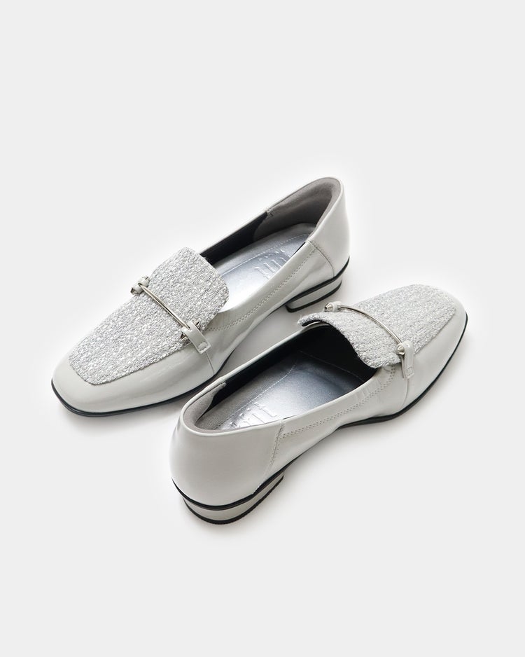 撥水ソフトストレッチローファー801 詳細画像 グレーミックス 8