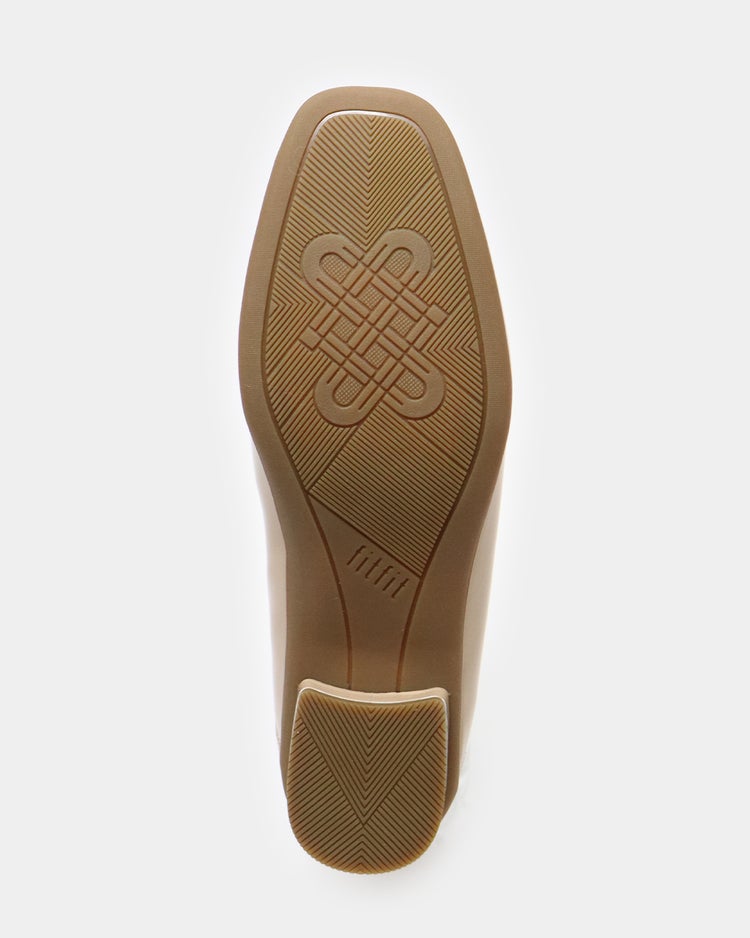 撥水ソフトストレッチローファー801 詳細画像 ベージュ&times;ホワイト 4