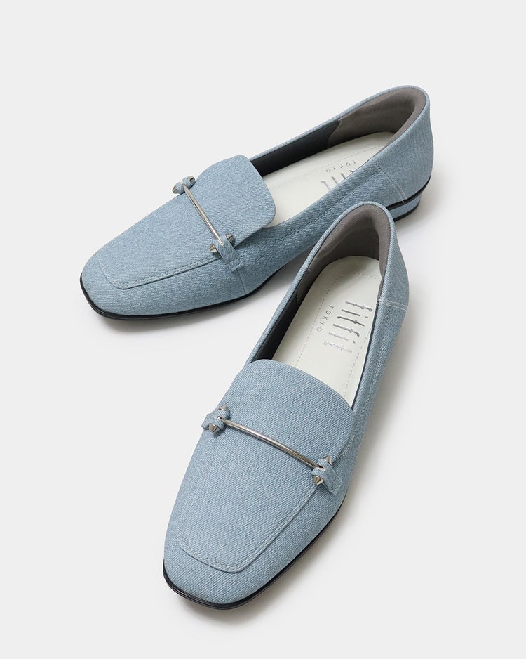 撥水ソフトストレッチローファー801 詳細画像 スカイブルー 6