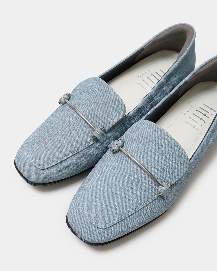 撥水ソフトストレッチローファー801 詳細画像 スカイブルー 9