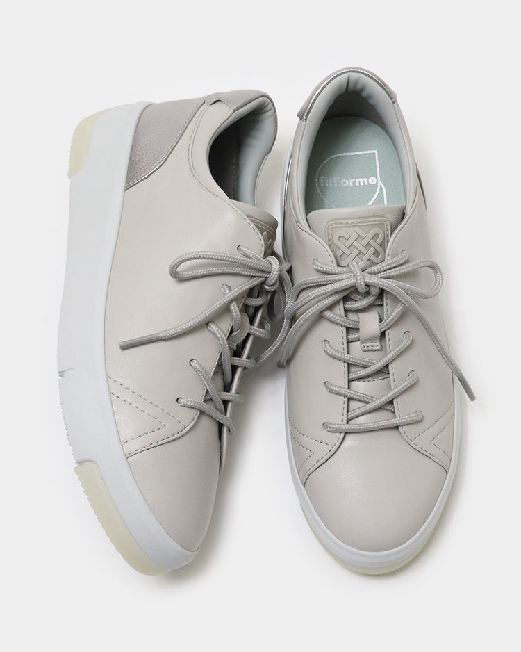 コートレザースニーカー701 詳細画像 ライトグレー 6
