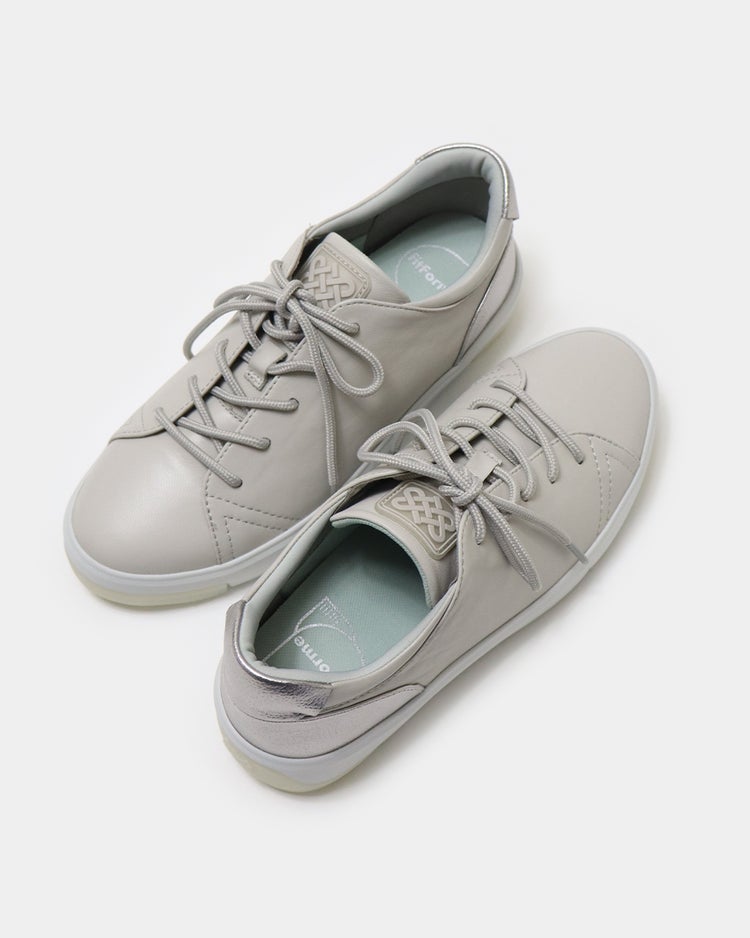 コートレザースニーカー701 詳細画像 ライトグレー 9