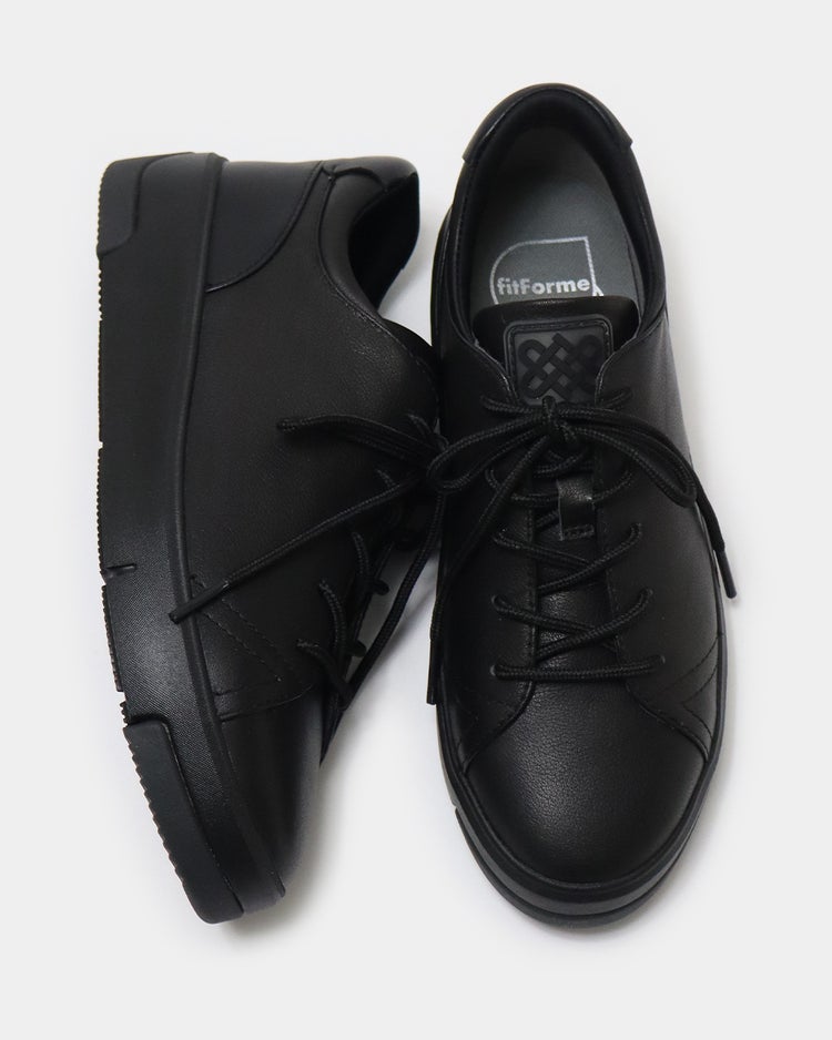 コートレザースニーカー701 詳細画像 ブラック 6
