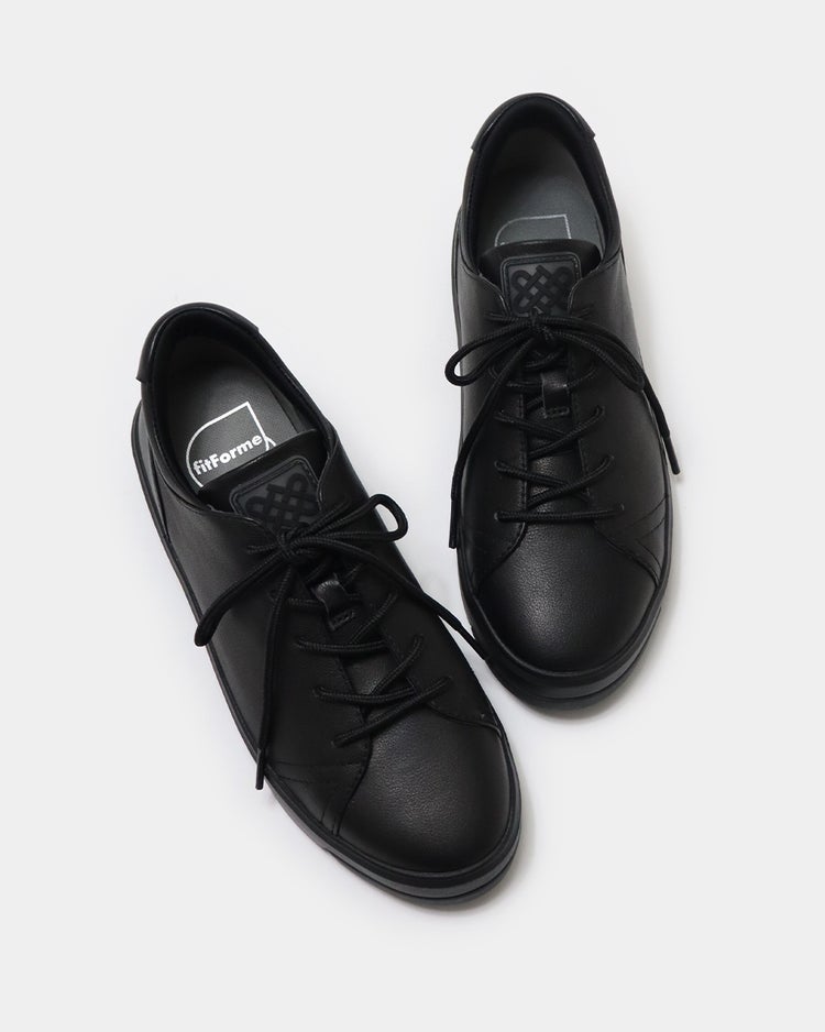 コートレザースニーカー701 詳細画像 ブラック 7
