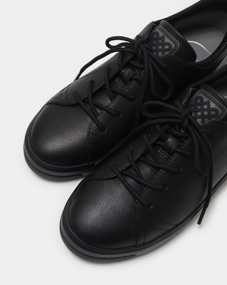 コートレザースニーカー701 詳細画像 ブラック 9
