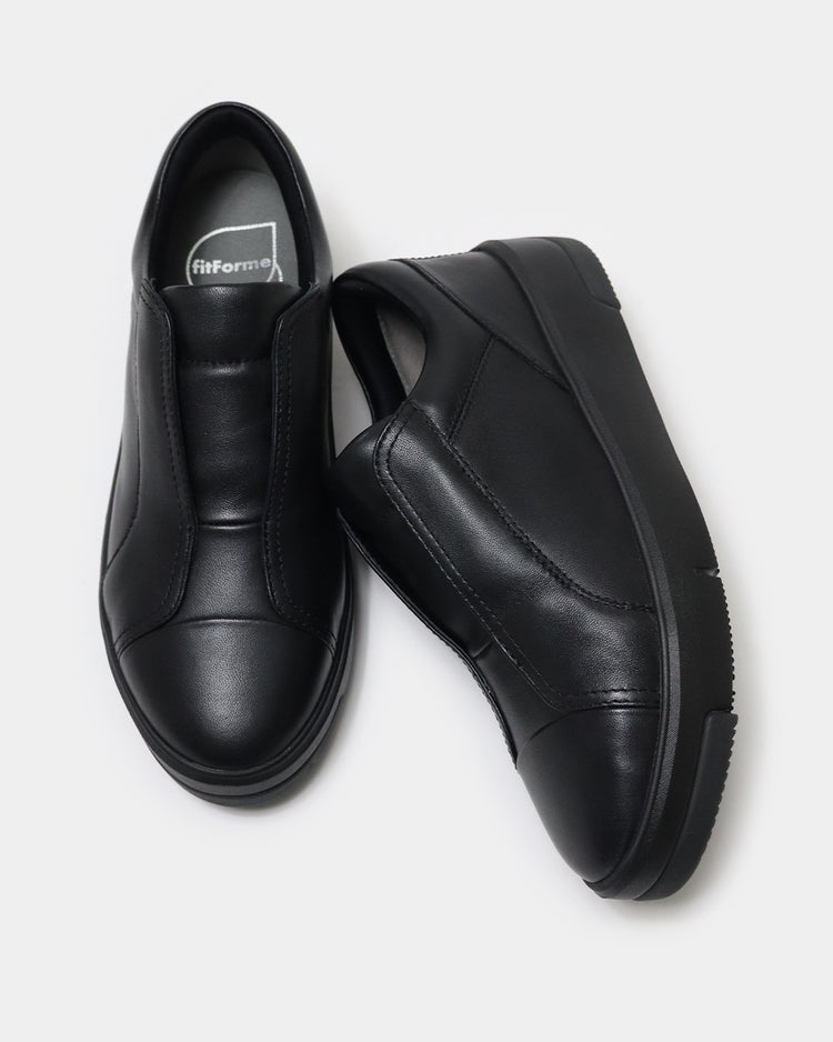 スリッポンレザースニーカー701 詳細画像 ブラック 8