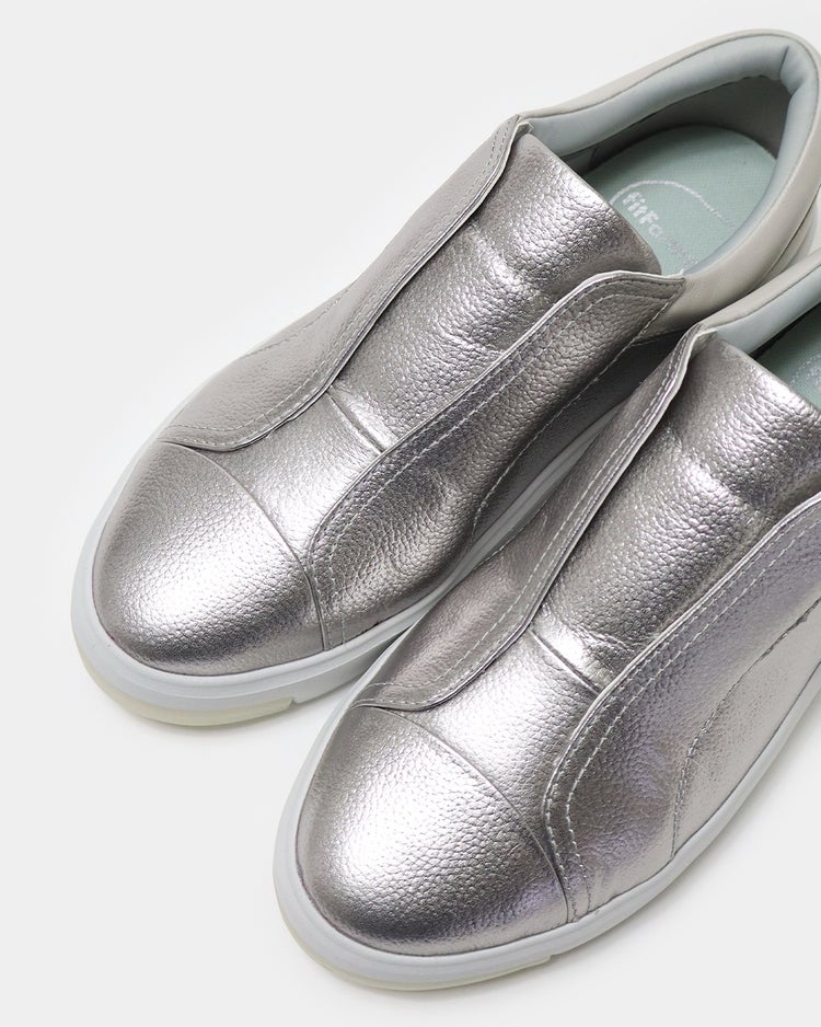 スリッポンレザースニーカー701 詳細画像 シルバー 9